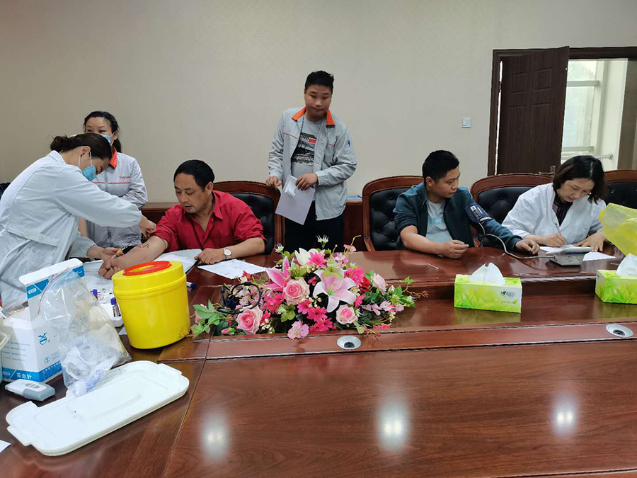 關愛職工健康——公司組織職工進行2020年度職業(yè)健康體檢